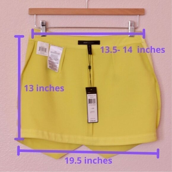 BCBGMAXAZIA INGRID A-LINE MINI SKIRT - Picture 3 of 7